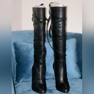 Vince Camuto Millay Black Leather Boots